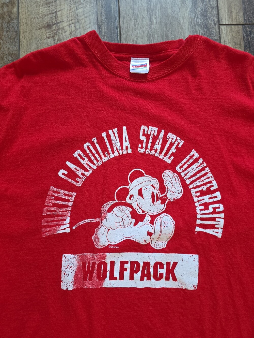 Soffe - Disney NC State Wolfpack Football T-Shirt - 2XL - Red